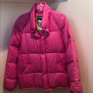 Women’s bright pink coat